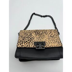Sam Edelman Leopard Paislee Messenger Crossbody